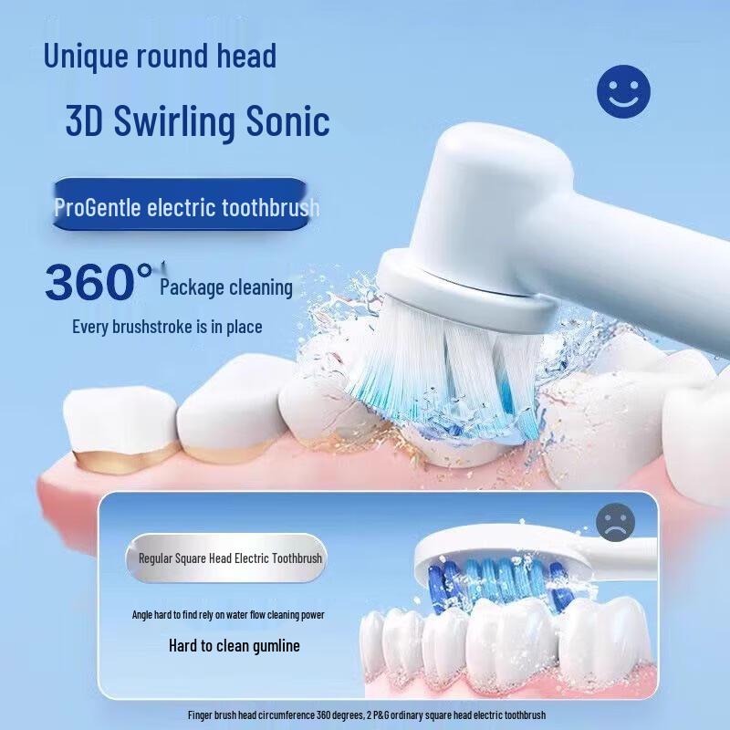Электрическая зубная щетка Oral-B ProGentle для взрослых, штепсель CN (адаптер в комплекте)