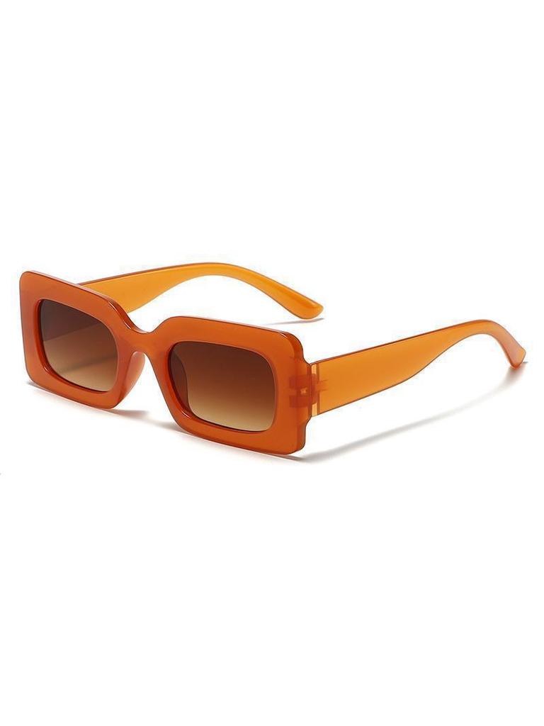 Y2K Bold Rectangle Sunglasses Multi Color Choices UV Protection Fashion Daily Wear Eyewear KJ102
