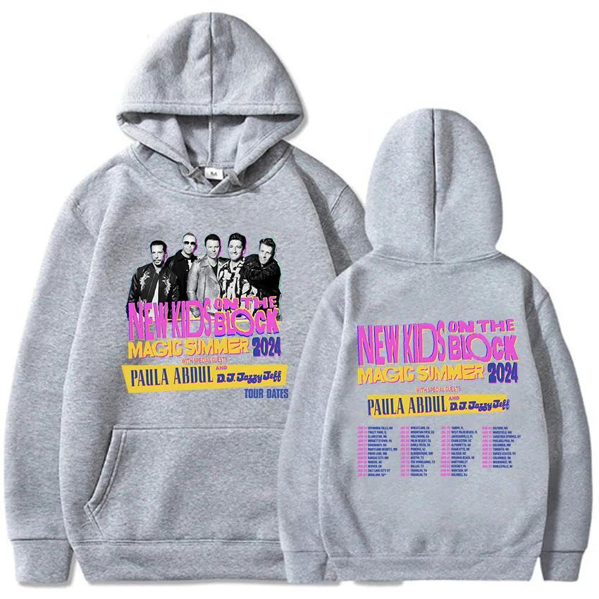 Толстовка NKOTB-B The Magic Summer Tour Sudaderas Para Mujer Женская одежда Moletom с длинным рукавом Уличная одежда Топ