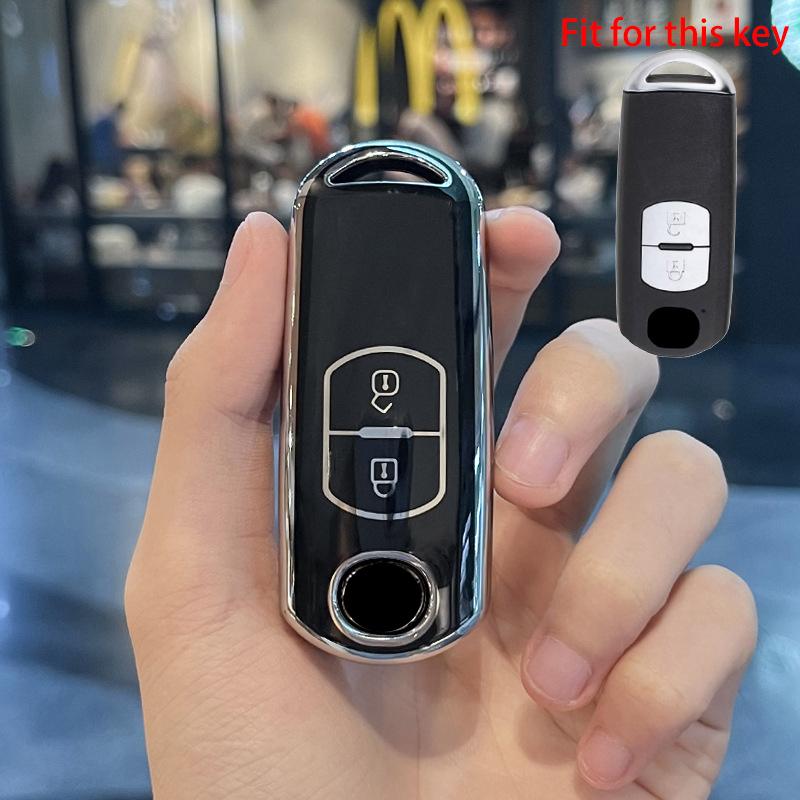 Новый чехол для ключей из ТПУ с 2 3 4 кнопками для Mazda 2 3 6 Atenza Axela Demio CX-5 CX5 CX-3 CX7 CX-9 CX30 2016 2017 2018 2019, чехол для ключей