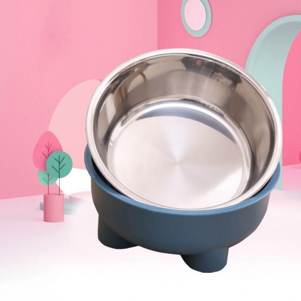 Миска для корма для собак из нержавеющей стали, большая емкость, миска для щенков, миска для кормления домашних животных для котят
