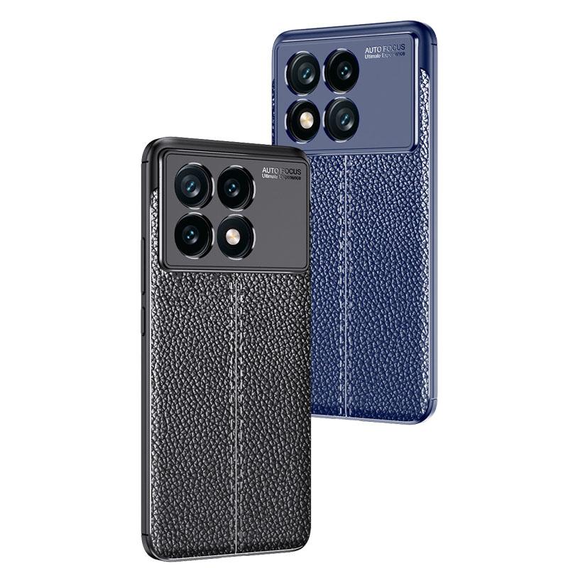 Для чехла Xiaomi Poco X6 Pro Чехол Xiaomi Poco X6 X6 Pro 5G Противоударный Роскошный Мягкий ТПУ Силиконовый Чехол для Телефона в Деловом Стиле