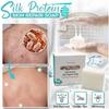 100g Silk Protein Skin Repair Facial Cleaning Soap Remove Mites Blackheads Handmade Soap Oil Control Bath Use for Female