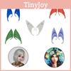 Mysterious Angel Halloween Elf Ear Latex Cosplay Props Party Fantasy City Pointed Ear Elfear