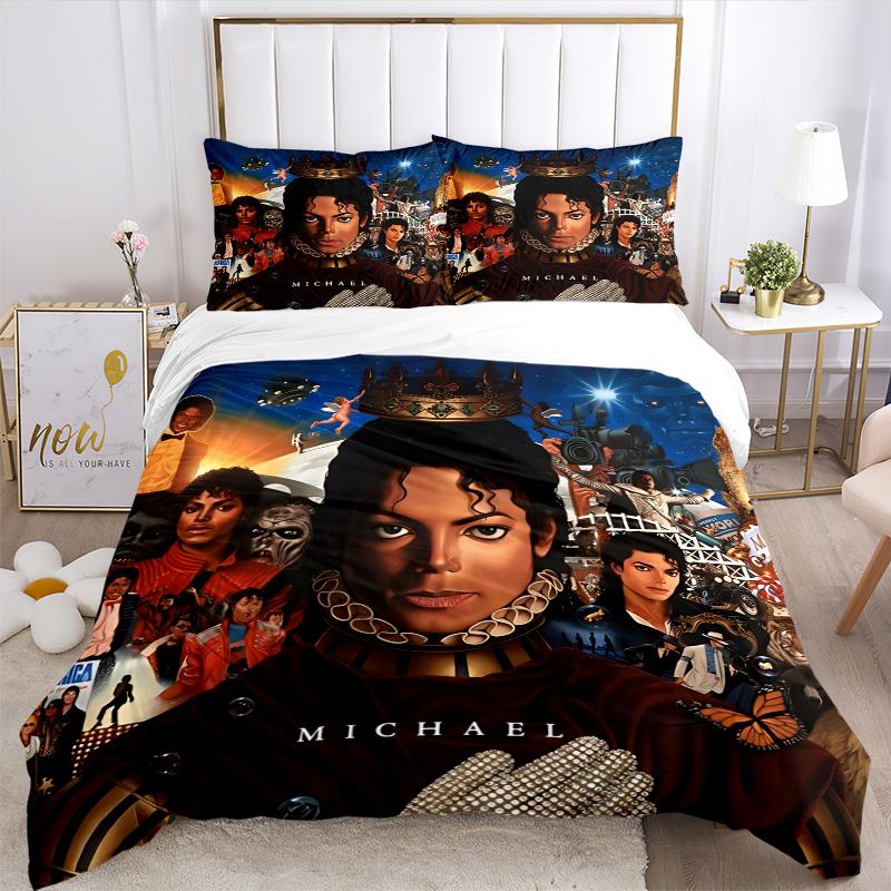 Michael Jackson'S Artistic Journey Print 3Pcs Bedding Setduvet Cover With 2 Bedropillowcase Home Birthday Gift