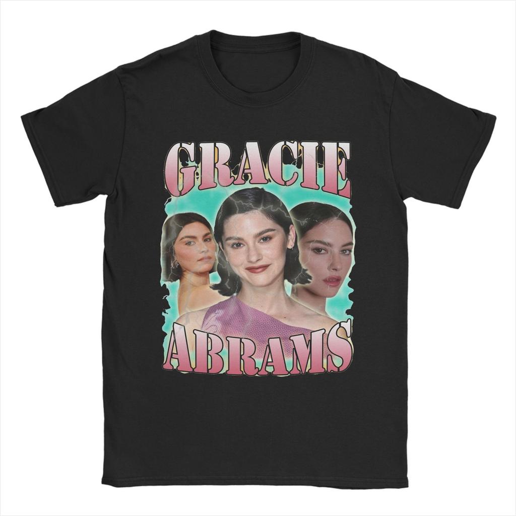 Gracie Abrams Men T Shirt Novelty Tee Shirt Short Sleeve Crew Neck T-Shirt 100% Cotton Gift Idea Clothing