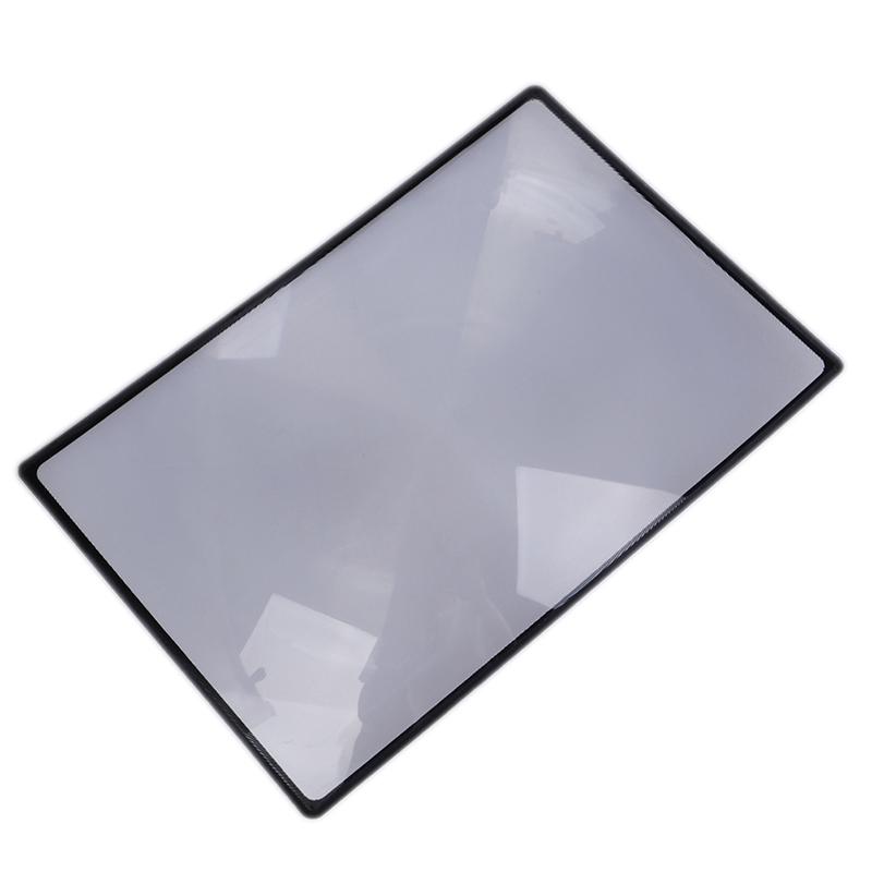 A5 Flat Pvc Magnifier Sheet X3 Book Page Magnifying Reading Glass Lens