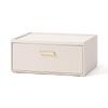 Francfranc Embossed Stacking Drawer S, Ivory, Storage Box, Drawer Type