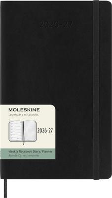 Moleskine 2026 18-месячный еженедельник Большой Мягкая обложка черный DSB18WN3Y27