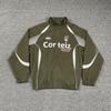 Mens Casual Streetwear Set: Embroidered Windbreaker Jacket Matching Jogger Pants Fall Outfit Teens Young