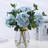 4 Pcs Silk Hydrangeas Flowers with Stems Hydrangea Artificial Flowers Faux Hydrangea Flowers Artificial Hydrangeas with Stems for Home Decor