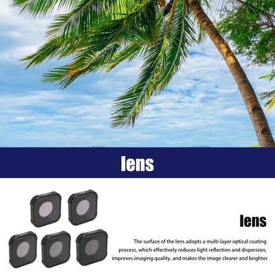 Фильтр нейтральной плотности UV/CPL/ND4/ND8/ND16/ND32/ND64 для камеры 12/11/10/9 Профессиональный фильтр Уменьшает блики