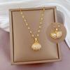Luxury Scallop Pearl Necklace: Women's Versatile Clavicle Chain Pendant