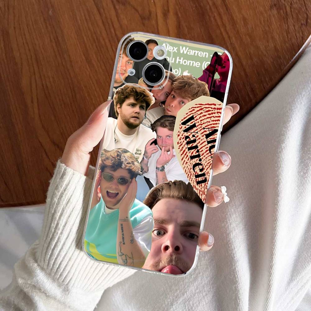 Популярный A-alex Музыкальный Певец W-warren Для IPhone 17 16 15 14 13 12 11 Pro Max Plus Прозрачный Мягкий ТПУ Чехол для Телефона