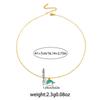 Ocean Series Starfish & Seahorse Necklace - Women's Light Luxury Dolphin Clavicle Chain DIY Jewelry.