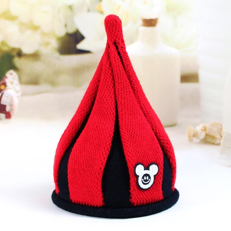 Новые разноцветные шапки с персонажами для маленьких девочек и мальчиков, детская вязаная зимняя шерстяная шапка, размер 48-50 см