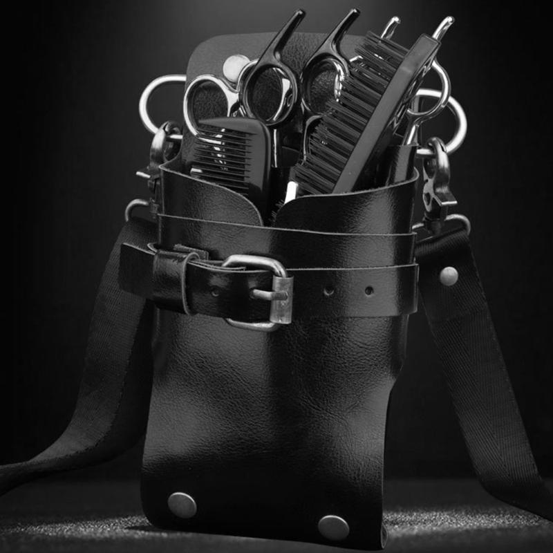 Парикмахерская сумка-кобура для инструментов, регулируемый поясной ремень, чехол-держатель для ножниц, съемная сумка для инструментов пет-стилиста