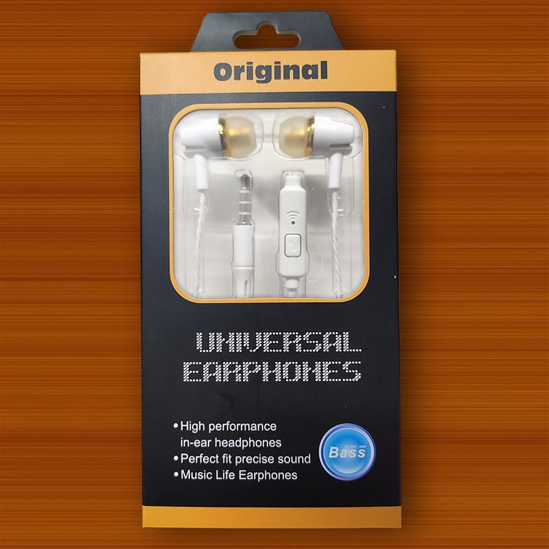 Высококачественные проводные наушники-вкладыши с микрофоном и мощными басами для игр и караоке