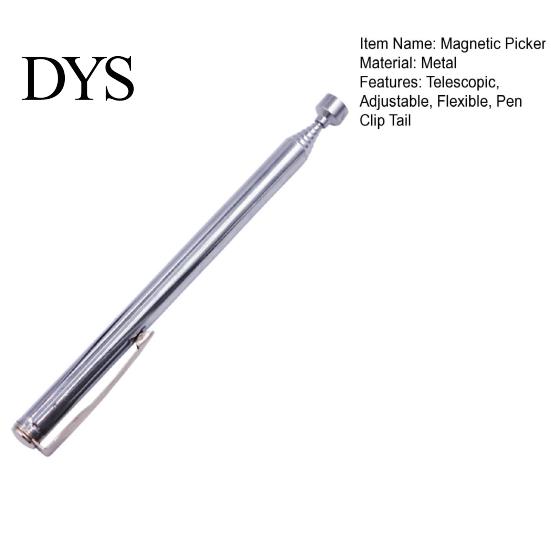 Magnetic Pickup Pen Picker Strong Magnetism Telescopic Adjustable Flexible Clip Tail Hard Pocket Stick Auto Repair Tool