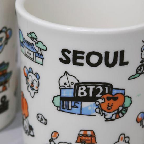 BT21 Кружка SEOUL Edition 340 мл