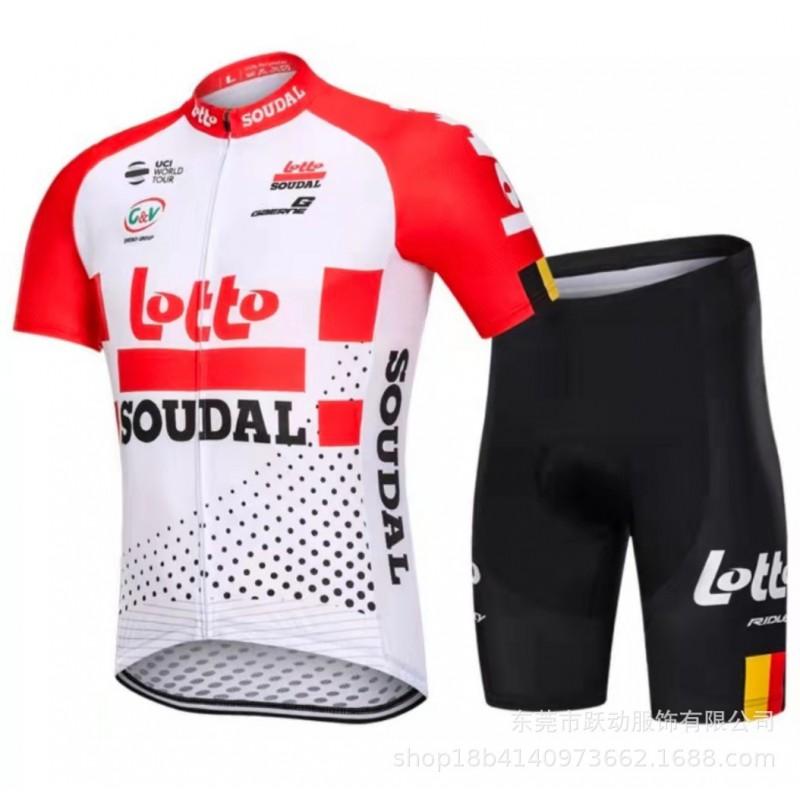 Men Women Cycling Jersey Set Short Sleeve Quick Dry Breathable Bike Riding Outfit Sports Apparel