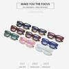 Trendy Square Small Eyewear Computer Glasses Reading Glasses Anti-blue Light Glasses
