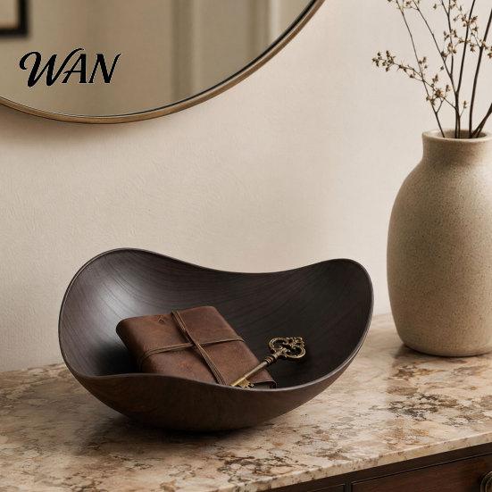 Food Storage Plate Fruit Plate, Large Capacity Stackable Snack And Dried Bowl for Durable Dish Kitchen Counter, Nut Tray Home Cafe Restaurant