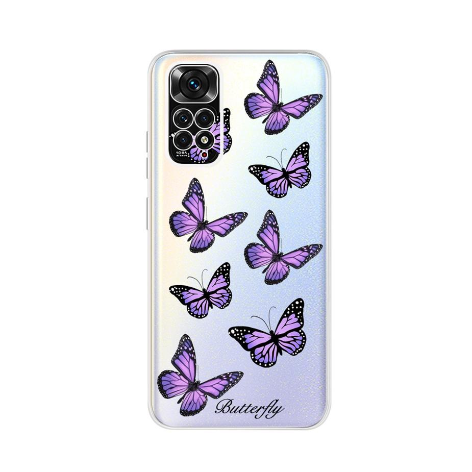 For Xiaomi Redmi Note 11 4G Case Redmi Note 11S Soft Silicone Stylish Painted Cover Case For Xiaomi Redmi 11 11S Note11 S Bumper