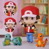 Игрушка фигурка покемона премиум качества Nendoroid Эш Кетчум с брелками Зенигаме, Чармандер, Бульбазавр