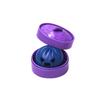 Halloween Purple Steamed Bun Squishy Toy Slow Rising Soft Rubber Squeeze Fidget Toy with Mini Steamer Stress Relief Desk Decor Party Gift