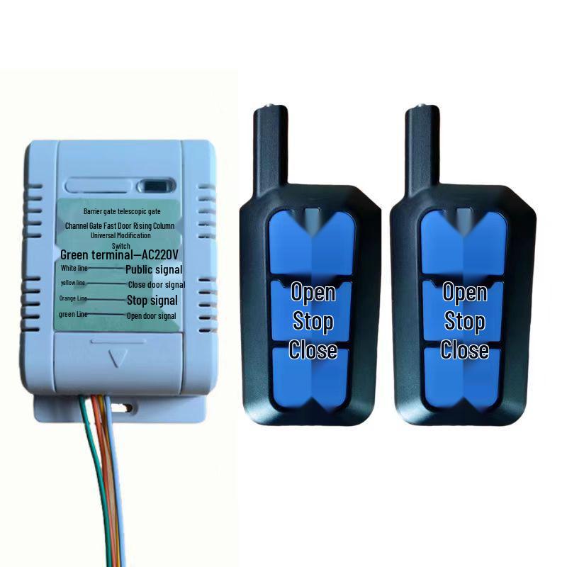 Universal Receiver for Fast Gate Barriers: 12-24V Remote Control with Long-Range Capability
