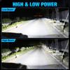 2Pcs H7 Bi Led Projector Car Headlight Bulbs 1:1 Wireless H4 LED H11 H8 9005 HB3 9006 HB4 Lens 60000Lm 80W Plug&Play Mini Auto Lamp 6500K 12V LHD