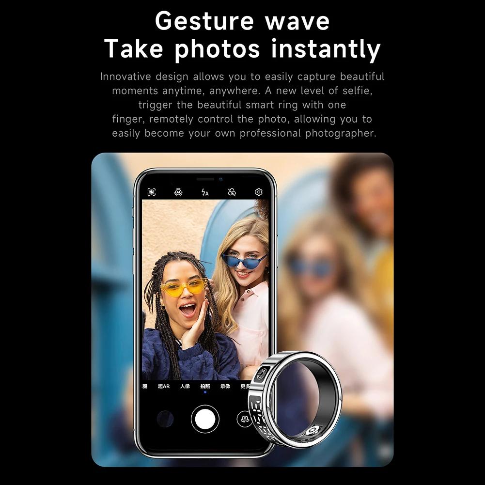 2025 Смарт-кольцо для сна, монитор сердечного ритма, IP68, водонепроницаемый, Bluetooth 5.0, несколько спортивных режимов для мужчин и женщин, Android IOS