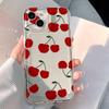 Cherry Phone Case For Samsung A56 5G A55 A36 A26 A16 A15 A35 A34 A33 A54 A53 A52s A25 A14 A13 A06 A05s A05 Silicone Clear Cover