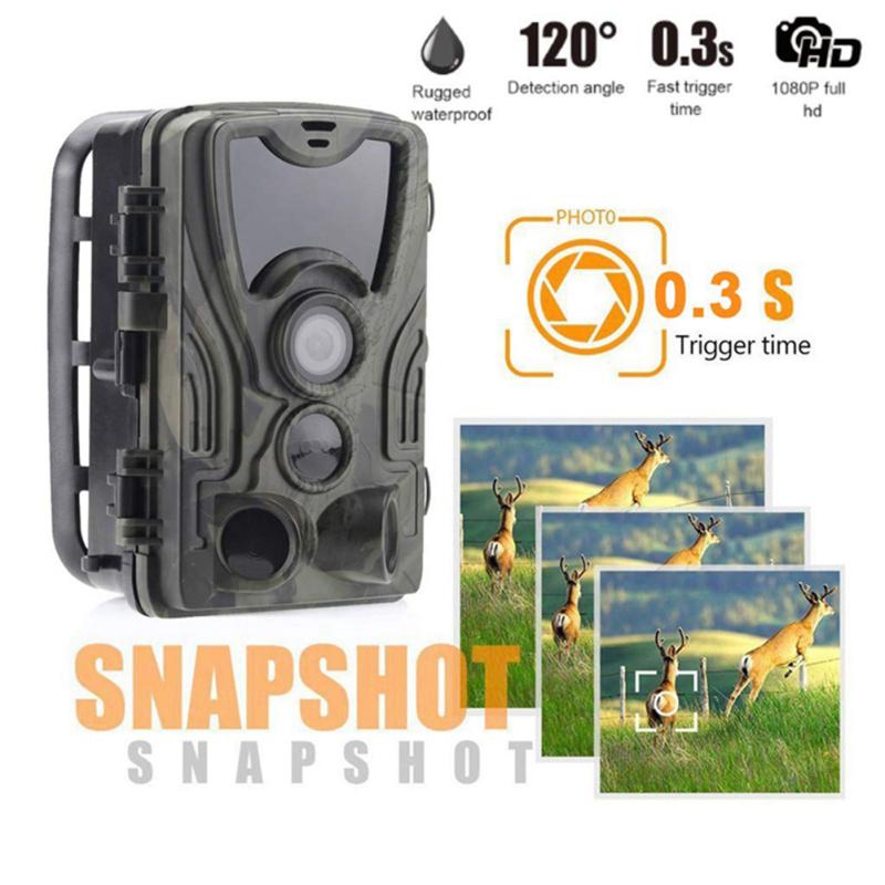 Hc801a Камера слежения 20MP Hd 1080p Ночная версия IP65 Водонепроницаемая камера для наблюдения за дикой природой
