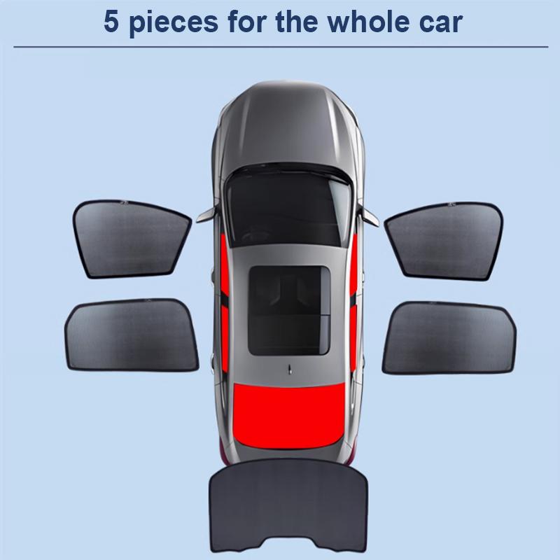 Sun Visors For Toyota Camry XV80 Accessories 2025 2026 2027 Car Mesh Sunshades Side Window Privacy Curtains Sunscreen Coverage
