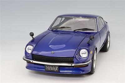 Kyosho Оригинальная масштабная модель Nissan Fairlady Готовая модель KS08220WBL 1/18 Z-L (S30) (Синий металлик)