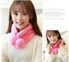 Fashion Winter Scarf Beaver Rabbit Wool Scarf Women Warm Fur Collar Scarves