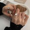 Trendy Minimalist Copper Ring With Decorative Chain Elements And Gorgeous Zircon For Women
