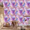 Ink Wallpaper Purple, Lavender and Blue for Living Room and Bedroom 50x1000