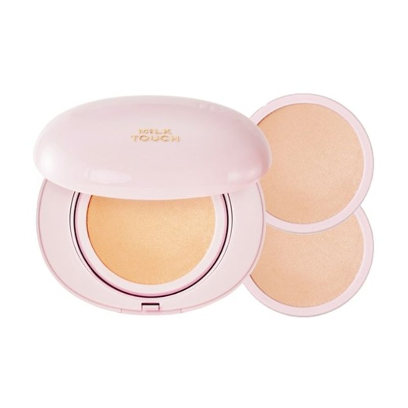 milktouch all-day skin fit milky glow cushion set (1 product + 2 refills)