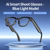 CY01 Smart Glasses: 8MP Camera, AI Voice Assistant, Music, Calls, Photo/Video Recording, 16GB Storage.