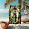 Personalized customized proof beach towel with The Fellowship of the Ring pattern - soft, absorbent,quick-drying,perfect swimming,camping&bathing