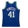 T-shirt - Mitchell &amp; Ness - D Mavericks D Nowitzki - Bleu - Sportswear - Taille L