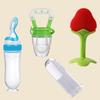 Baby Feeding & Teething Combo – Spoon Feeder Bottle, Fruit Feeder, Teether & Finger Brush Set