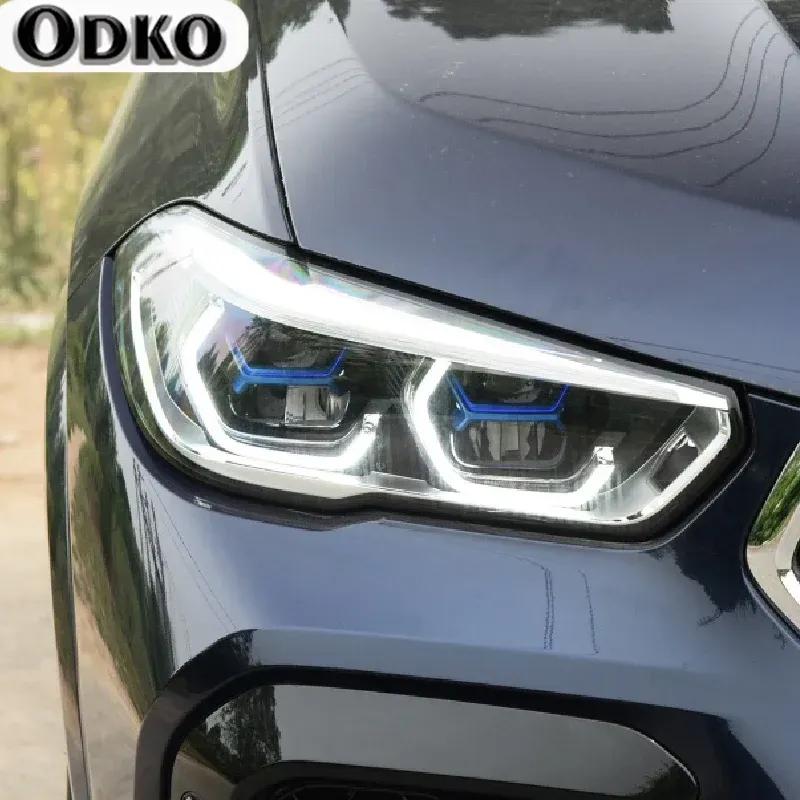 Для BMW X6 E71 F16 M F86 G06 Автомобильные Фары Тонировка Черная Защитная Пленка Виниловая Защита Прозрачная TPU Наклейка Аксессуары