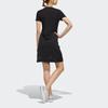 adidas Neo W Farm P Dre Hibiscus Print Sports Short Sleeve Dress Women Dresses Black EI4853