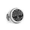 Vintage Stainless Steel Nordic Viking Tree Of Life Ring For Men Fashion Mythology Yggdrasils Rings Amulet Jewelry Gift