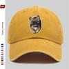 pc Fashion Puppy Wall Hole Print Baseball Cap Casual Design Decor Hat for Pet Lovers Comfortable Lightweight Sun Hat with Adj