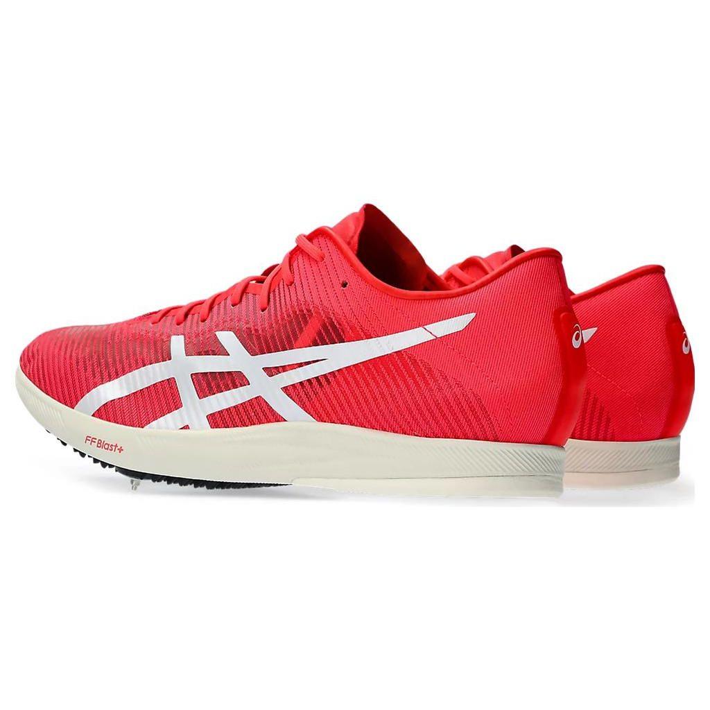 Asics Cosmoracer LD 3 Кроссовки с круглым носком, на шнуровке, прочные, дышащие, низкие, повседневные, для бега, мужские, красные, белые, 1093A196-702